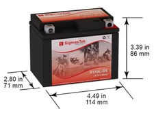 Yuasa YTX4L-BS 50CCA Battery (Replacement) by SigmasTek
