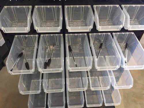 10 x Slatbox Pegboard Bin/Tubs- HobiBox Large - Picture 3 of 3