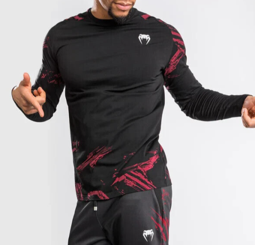 OFFICIAL UFC VENOM Authentic FIGHT WEEK 2.0 MMA Long Sleeve TOP / T-SHIRT SMALL - 第 1/10 張圖片