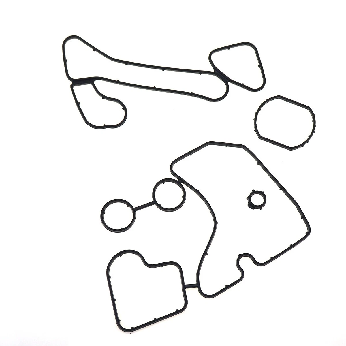 1sets Engine Oil Cooler Gasket Seal For 13-16 Audi A6 A7 A8 Q5 Q7