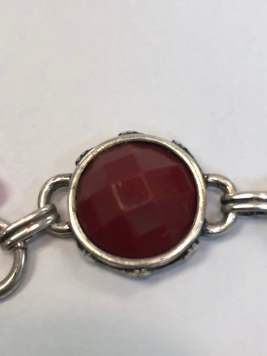 Bellissimo bracciale LUCKY YOU maglia floreale rotonda 8,5" - Foto 9 di 12