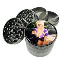 Minnesota Pin Up Girls D1 Titanium Grinder 4 Piece Magnetic Hand Mueller 