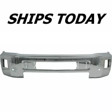 NEW Front Bumper For 2015-2019 Silverado 2500 3500 With Sensor Holes