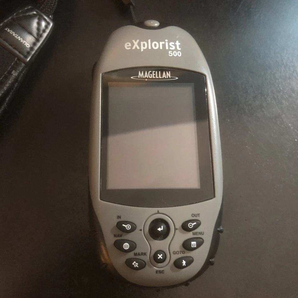 Magellan Explorist 500 Handheld Portable GPS Waterproof W/ Case Bundle UNTESTED - Image 3 of 4