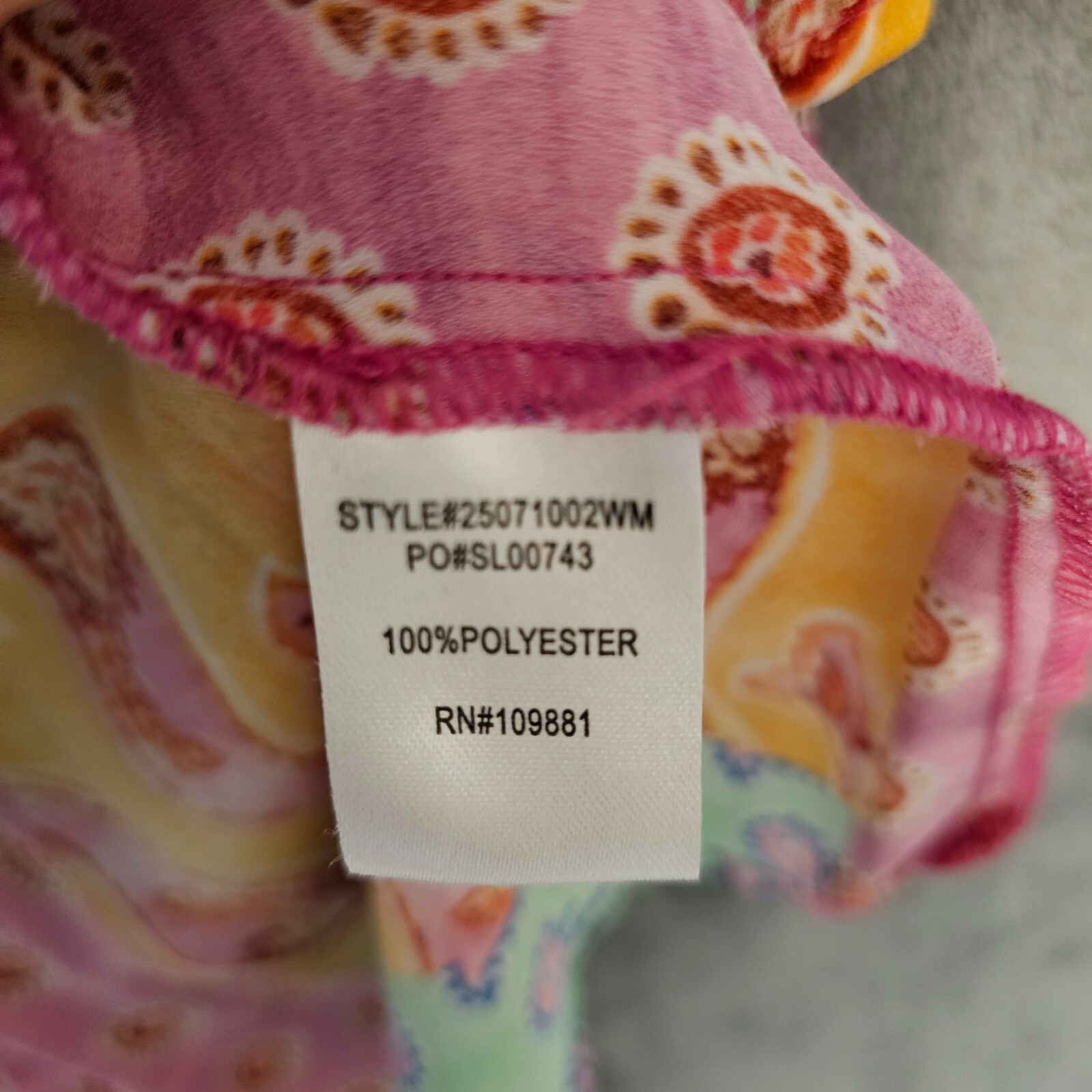 Sunny Leigh Patchwork Boho Button Up Top Womens 3… - image 5