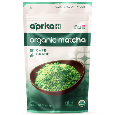 Organic Japanese Matcha Green Tea Powder   Ceremonial/Cafe Grade   Made in Japan