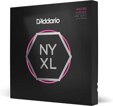 D'Addario NYXL Nickel Wound Bass Guitar Strings NYXL45100