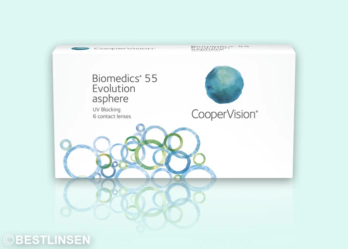 Biomedics 55 Evolution UV CooperVision 1x6 Kontaktlinsen + Behälter gratis