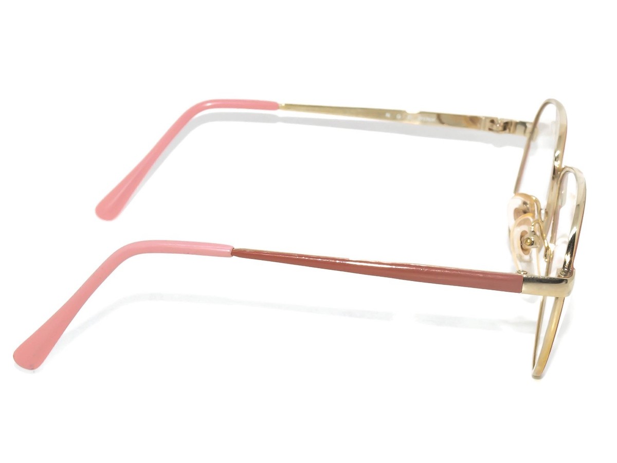 Zimco Women's Eyeglasses Stacey Gold & Pink Pilot Metal