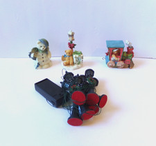 4 CHERISHED TEDDIES SANTA EXPRESS LAMP ENGINE LIGHTS BEAR ALL NEW IN BOX 27