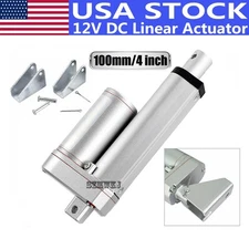 1500N/330lbs DC12V 4" 100mm Linear Actuator Electric Motor for Auto Medical Lift