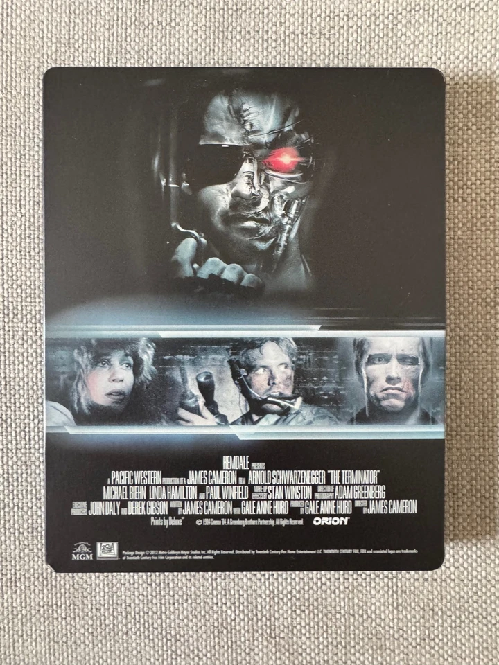 blu-ray The TERMINATOR Steelbook Edition PLAY.COM REGION FREE - Image 2 of 3