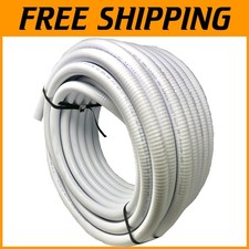 1-1/2-Inch PVC Flexible Pipe, Swimming Pool Spa Hose, 50 FT