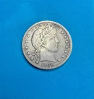 1908 Barber Quarter 25C Philadelphia Silver Classic U.S. Coin