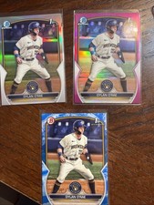 2023 Bowman Chrome Dylan O'Rae #BCP-143 Fuchsia /199 Refractor /499 Paper /125