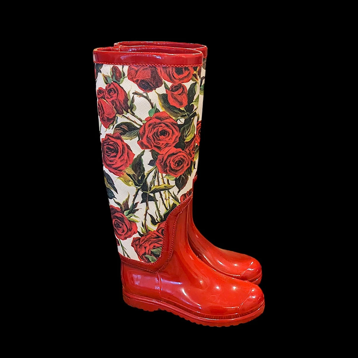 Dolce&Gabbana Women's Rain Boot Red for sale | eBay