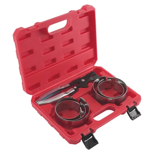 Professional Piston Ring Compressor Cylinder Installer with Plier & 6 Band Tool