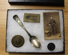 Great Grouping of original Civil War used items plus GAR Reunion Spoon !