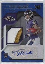 2021 Panini XR Rookie Swatch Auto Blue 38/49 Tylan Wallace #RSA-TWA Auto 0o6m