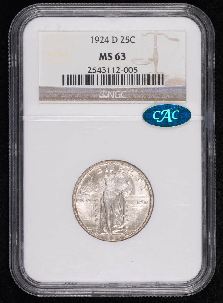 MS 63 Graded Standing Liberty US Quarters (1916-1930) for sale | eBay