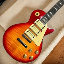 Custom Electric Guitar Cherry Sunburst Color Mahogany Body Ace Frehley