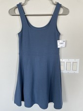 NWT American Eagle Outfitters Women’s Mini Dress Scoop  Neck Blue Size XS