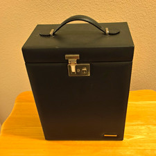 Homdo -Faux Leather Lockable Jewelry Box Orga...