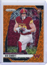 Ben Sinnott 2024 Panini Prizm Football Orange Lazer RC #307