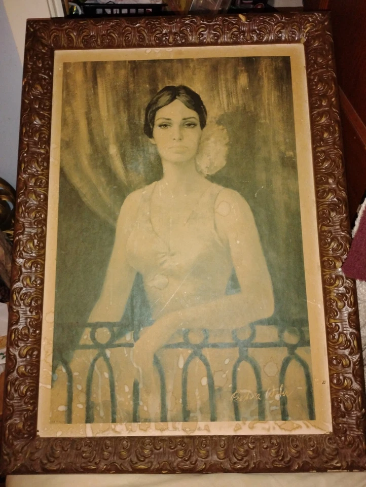 Stunning 1960 Barbara Weber signed Carmen at the opera painting! - Image 3 of 3