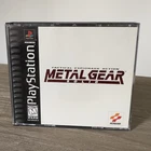 Play Station Metal Gear Solid Game PS1 Konami 1998 CIB