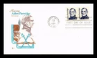 DR JIM STAMPS US COVER ALDEN PARTRIDGE GREAT AMERICANS FDC COVER CRAFT INSERT