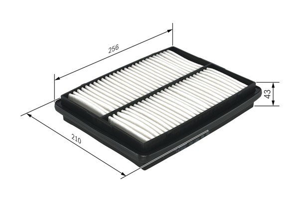 Luftfilter Bosch 1 457 433 037 Filtereinsatz FüR TD TA Suzuki Vitara ET Samurai-image