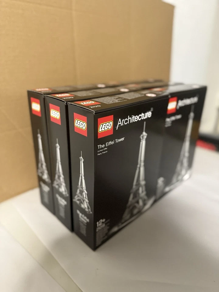LEGO Architecture The Eiffel Tower (21019) New Sealed Retired Set Paris France - Image 4 of 4