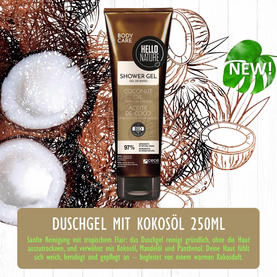 Duschgel mit Kokosöl BIO Sanfte Reinigung & Pflege Körperpflege Naturkosmetik - Bild 3 von 4