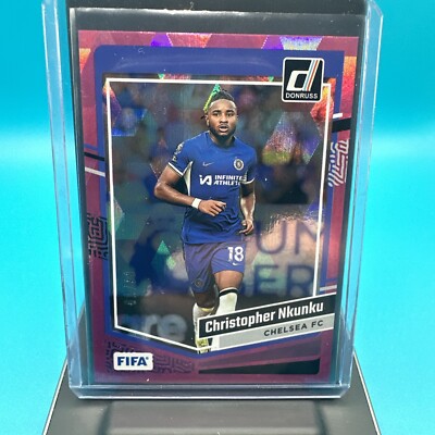 Christopher Nkunku 2023-24 Panini Donruss Soccer #78 Pink Cubic /99