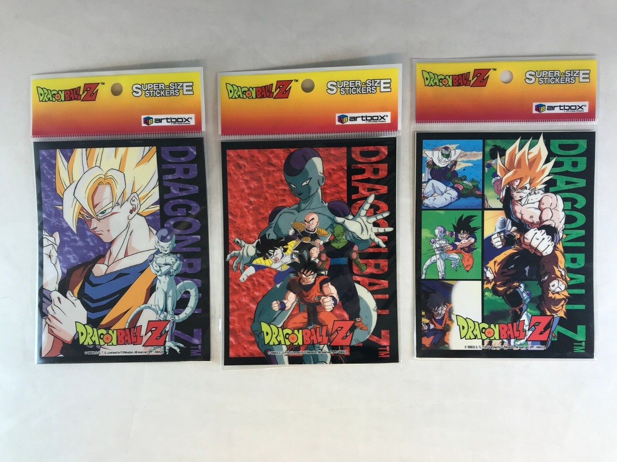 DRAGON BALL Z SUPER-SIZE STICKERS Artbox 1999 AMADA FUNIMATION 3