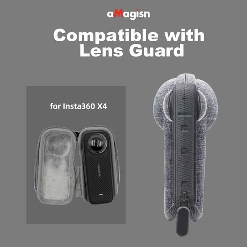 Storage Bag Case Cover Shockproof Hard Accessories For Insta360 X4 Camera Body - Picture 8 of 12