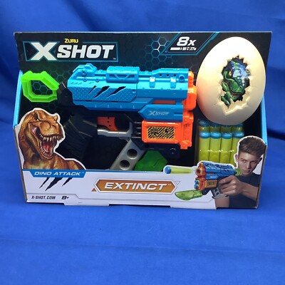 ZURU X-Shot Dino Attack Extinct Soft Dart Blaster Gun NEW IN BOX!