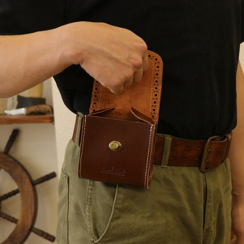 TOURBON Leder Patronen Gürteltasche Jagd .22LR/.38 /.45 Munition Holster - Bild 18 von 24