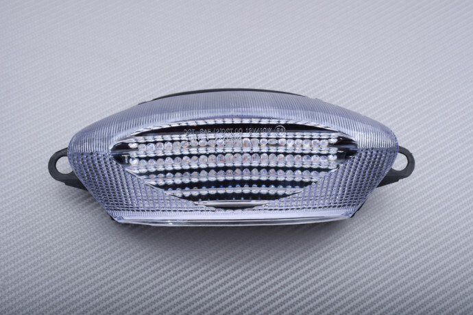 Feu arrière LED transparent de moto Honda VTR 1000 F pour balades nocturnes