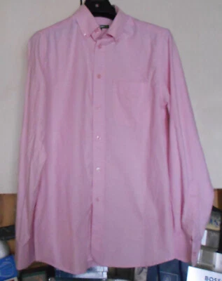 Chemise homme Taille 37-38, marque OWK, couleur rose lilas, coton polyester - Photo 1/4