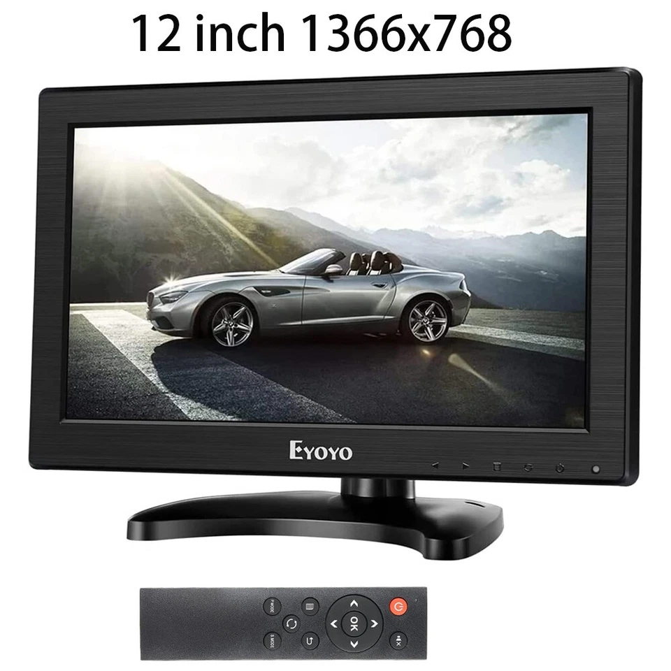 Eyoyo Portable HDMI Monitor AV BNC VGA Small Industrial Screen CCTV TV Display - Image 2 of 4