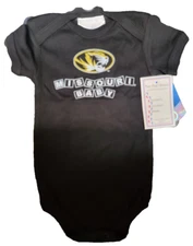 Two Feet Ahead Blocks Baby Bodysuit Creeper Missouri Tigers Mizzou 12 Months New
