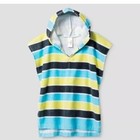 Toddler Striped Hoody Towel Cover Up, Cat & Jack,  Yellow, Aqua Blue  White XS/S