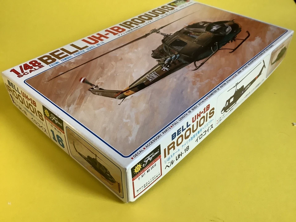 Fujimi 1:48 Scale Bell UH-1B IROQUOIS Plastic Helicopter Model Kit - Image 2 of 4