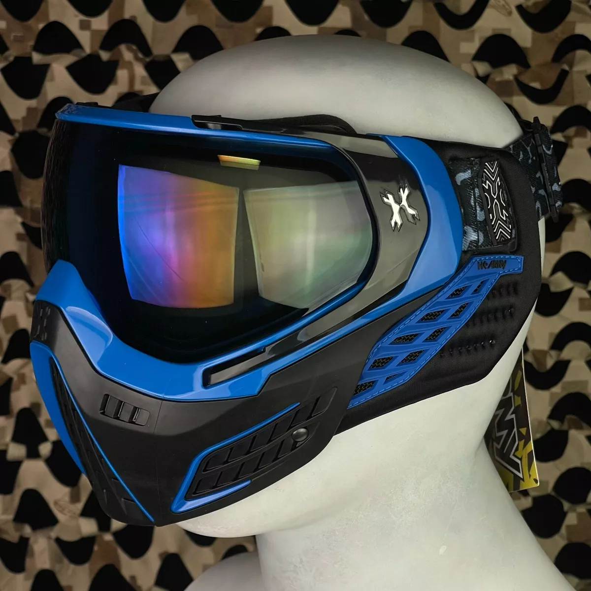 NEW HK Army KLR Paintball Mask - Cobalt w/ Cobalt Lens | eBay