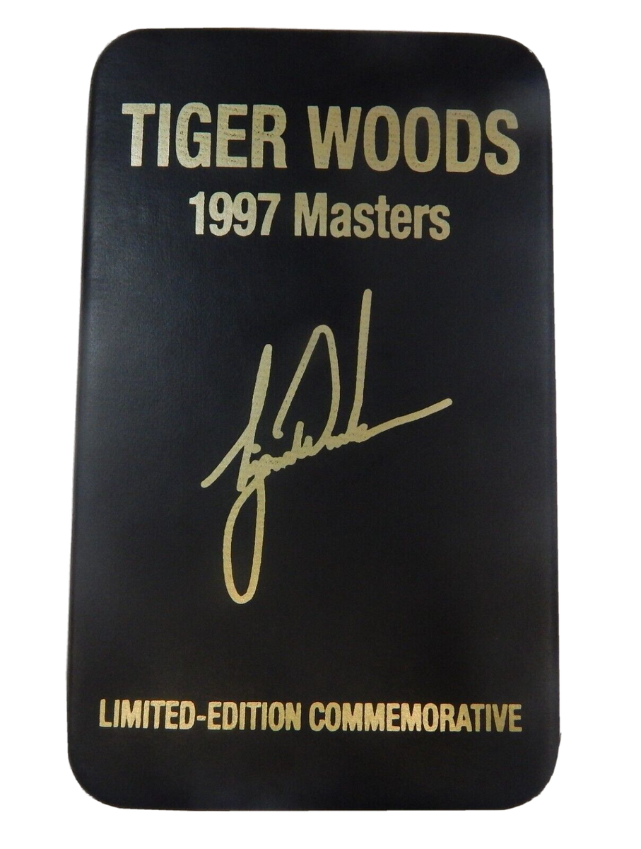 Tiger Woods 1997 Masters Limited Edition 0161/25000 Commemorative