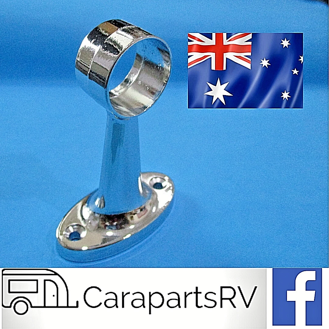 Caravan Towel Rail Support Thru x 19mm ( rod diameter ), x 70mm High . |  eBay