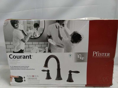 Widespread 2-Handle Bathroom Faucet in Tuscan Bronze Pfister Courant 8 in Widespread 2-Handle Bathroom Faucet in Tuscan Bronze Pfister Courant 8 in