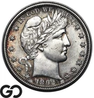 1892-S Barber Half Dollar, Super Scarce This Nice, Choice Uncirculated Key Date